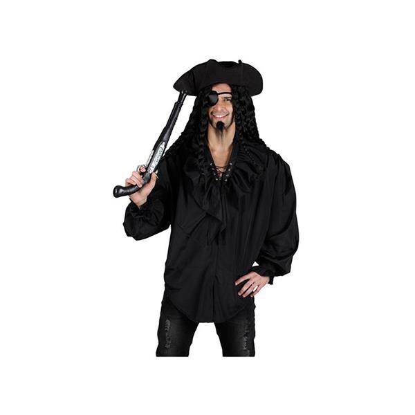 Pirate Shirt Black Fancy Dress Dress Up Party Costume Ireland