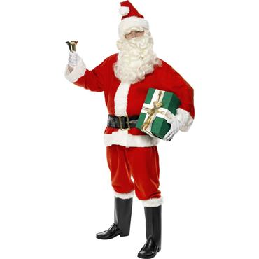 ADULTS BUDGET NAUGHTY SANTA CLAUS SUIT BAD FATHER CHRISTMAS COSTUME INFLATABLES