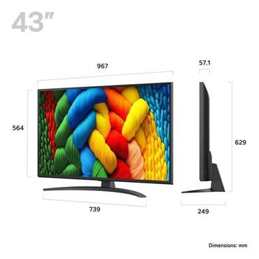 Lg Nano 43" 4k Uhd Nanocell Smart Tv