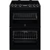 Electrolux 60cm Double Oven Electric Cooker Black