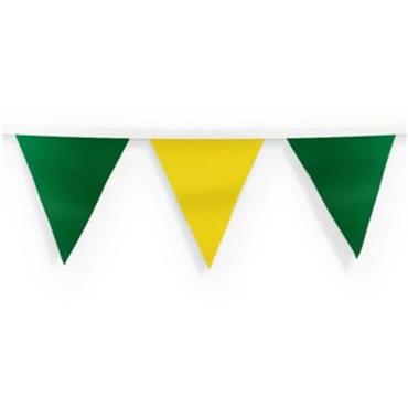 Michael Murphy Green/Gold 25m Bunting - GREEN