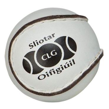 O'Neills All Ireland Match Sliotar | Size 4 - WHITE BLACK