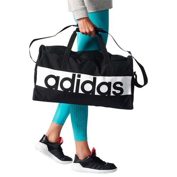 Adidas Linear Performance Duffle Bag Black/White Michael Murphy