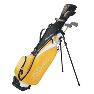 WILSON PROSTAFF JNR GOLF SET - MEDIUM LEFT HANDED - Yellow