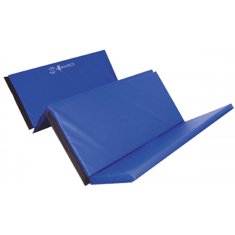 Sure Shot Foldable Gymnastics Mat/Tumbling Mat 8ft x 4ft x 60mm BLUE Michael Murphy