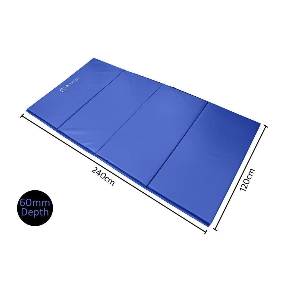 Sure Shot Foldable Gymnastics Mat/Tumbling Mat 8ft x 4ft x 60mm