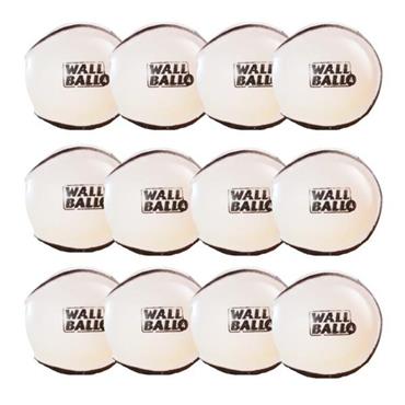 O'Meara Sliotars Wall Ball Sliotar | Size 4 | Pack of 12 - White