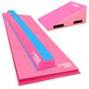 KIDZNASTICS FOLDABLE BALANCE BEAM, MAT & MINI INCLINE WEDGE SET - Pink