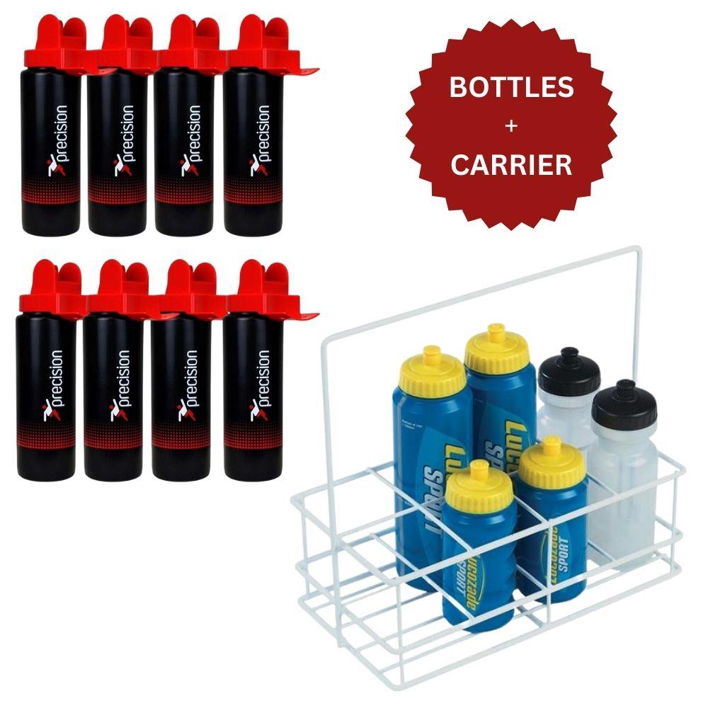 Precision Team Hygiene Water Bottle Set 8 Pack With Carrier N/A