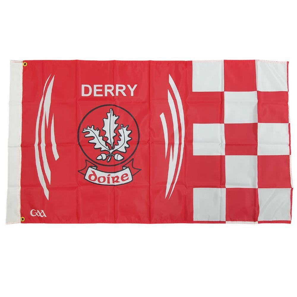 Official GAA Merchandise Derry GAA Flag 5x3 Red Michael Murphy