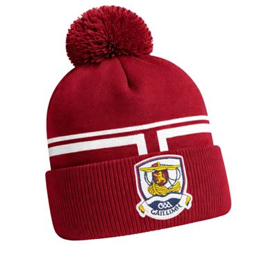 Official GAA Merchandise Galway GAA Bobble Hat - Maroon