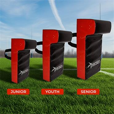 Precision Rugby Single Wedge Hit Shield / Rucking Shield | SENIOR (81cm x 43cm x 15cm)