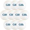 Score More GAA Training Football | Size 5 | Pack of 10 - White