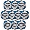 Mitre Impel One Training Football | Size 5 | Pack Of 10 - White/Blue