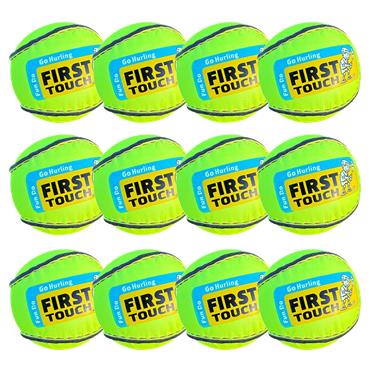 O'Meara Sliotars First Touch Sliotar | (Age U6-U8) | Pack Of 12 - Yellow