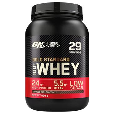 Optimum Nutrition Gold Standard 100% Whey 899G | Double Rich Chocolate - BLACK