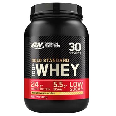 Optimum Nutrition Gold Standard 100% Whey 900G | French Vanilla - BLACK