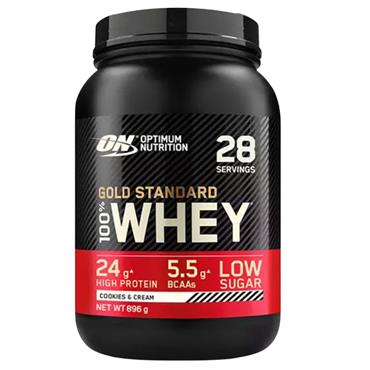 Optimum Nutrition Gold Standard 100% Whey 896G | Cookies & Cream - BLACK