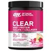 Optimum Nutrition Clear Whey Protein Isolate + Collagen 240G | Apple & Raspberry - BLACK