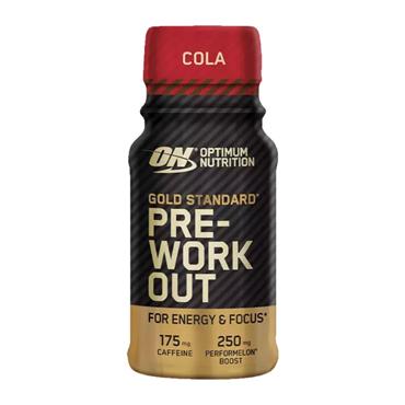 Optimum Nutrition Gold Standard Pre Workout Shot 60ml | Cola - BLACK
