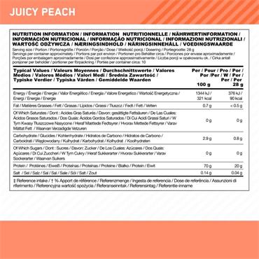 Optimum Nutrition Clear Protein 100% Plant Protein Isolate 280G | Juicy Peach - BLACK