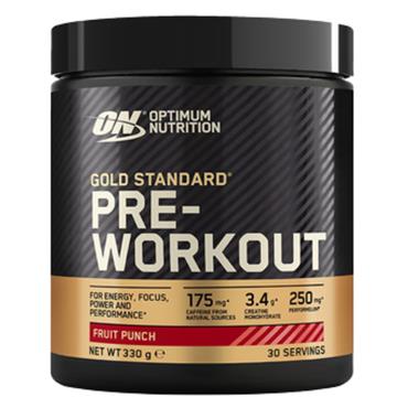 Optimum Nutrition Gold Standard Pre workout 300G | Fruit Punch - BLACK