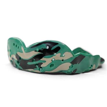 SISU Adults Nextgen Aero Mouthguard (Medium) | Limited Edition Colour | Tactical Green Camo