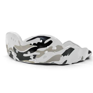 SISU Adults Nextgen Aero Mouthguard (Medium) - WHITE BLACK