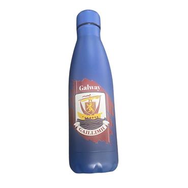 Galway GAA Stainless Steel Water Bottle - Navy