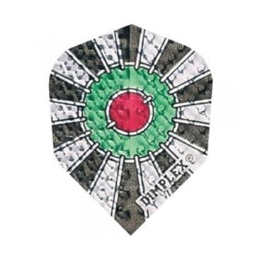 HARROWS DARTBOARD DIMPLEX FLIGHTS - BLACK