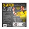 HARROWS CHIZZY CHAMPION 2 IN 1 FAMILY DARTBOARD - BLACK