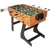 Sure Shot Folding 5 in 1 Multi Games Table - Black