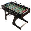 Sure Shot Folding 4 Foot Table Football Table - Black