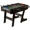 Sure Shot Folding 4 Foot Table Football Table - Black