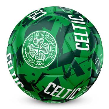Official Celtic Merchandise Celtic FC Graffiti Football | Size 5 - GREEN
