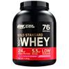 Optimum Nutrition Gold Standard 100% Whey Protein 2.28Kg I White Chocolate Raspberry - Black
