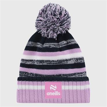 O' Neills Adults Donegal Hydra 083 Knitted Bobble Hat - Pink