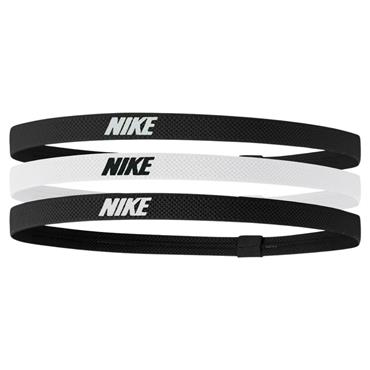 Nike Elastic Headbands 2.0 Pack Of 3 - BLACK