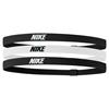 Nike Elastic Headbands 2.0 Pack Of 3 - BLACK