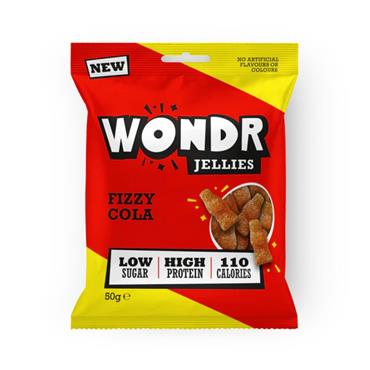 Wondr Jellies Fizzy Cola Bag 50G - Red