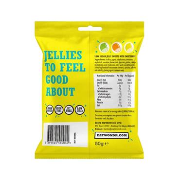 Wondr Jellies Sour Snakes Bag 50G I 6 Pack - Red