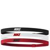Nike Elastic Headbands 2.0 Pack Of 3 - Red
