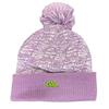 DONEGAL WOMENS KNITTED BOBBLE HAT - Purple