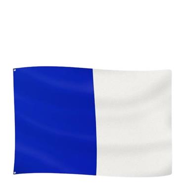 Michael Murphy Team Flag 5' X 3' - Royal/White