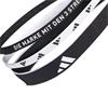 Adidas 3 Pack Headbands - Black/White