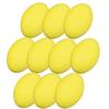 Uncoated Foam Rugby Ball - YELLOW - Pack Of 10 - Yellow