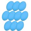 Uncoated Foam Rugby Ball - BLUE - Pack Of 10 - BLUE