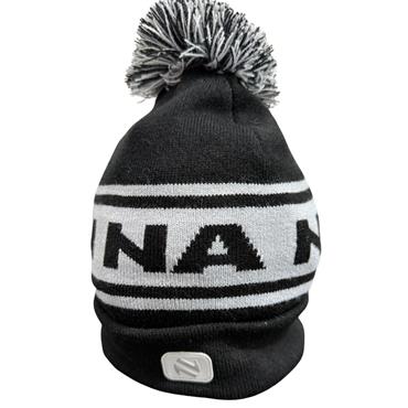 O' Neills Adults Donegal Nordic Bobble Hat - BLACK