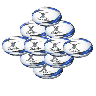 Gilbert G-TR3000 Rugby Training Ball - Size 5 - Pack of 10 - BLUE