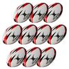 Gilbert G-TR3000 Rugby Training Ball - Size 3 - Pack of 10 - Red